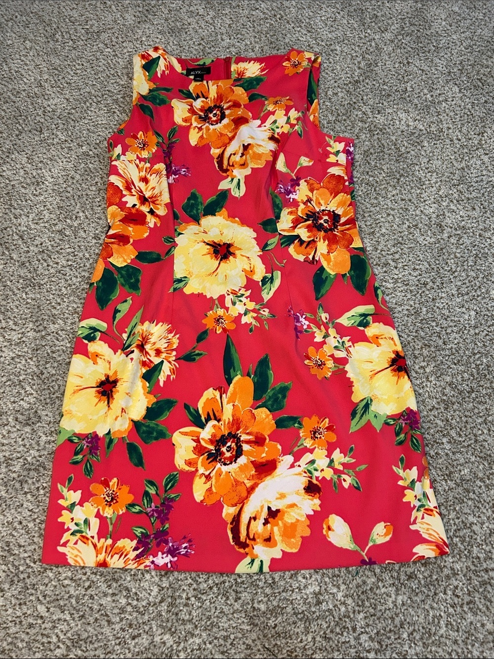 Alyx Sleeveless Mini Dress with  Floral Print